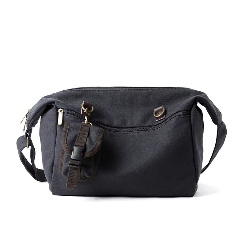 Eco-Friendly Canvas Crossbody Bags for Men Work Casual Messenger Bags