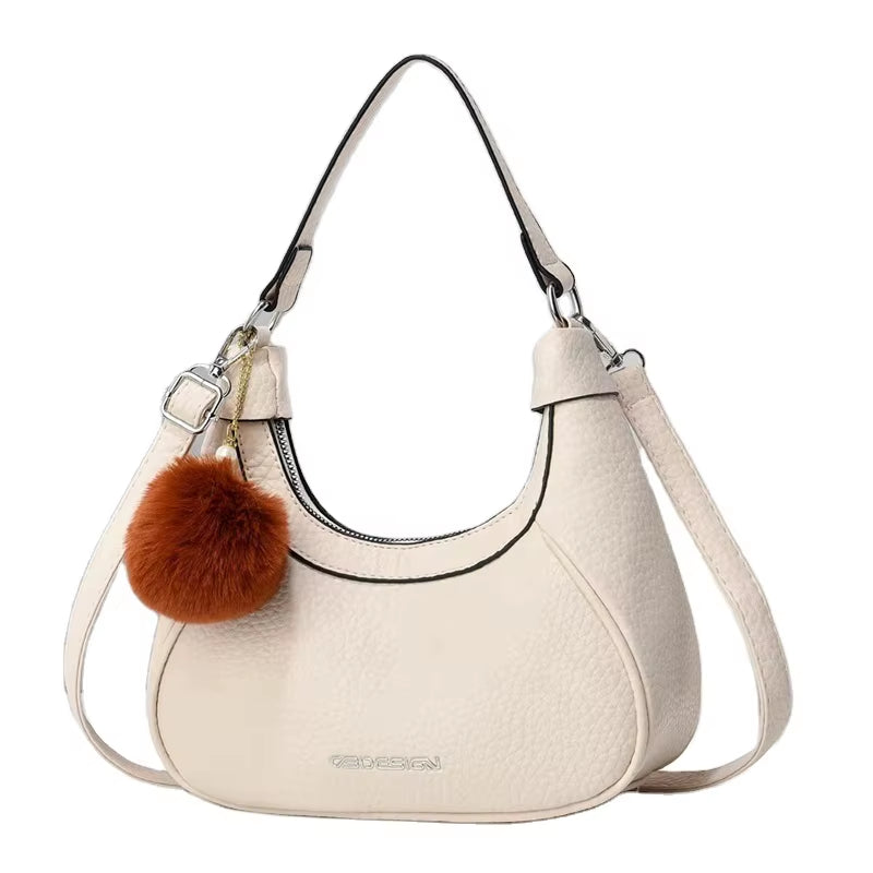 Factory Fashion High-End Women'S Large Capacity Handbag Crossbody Shoulder Bag Zipper Closure Polyester Lining In-Stock 21637