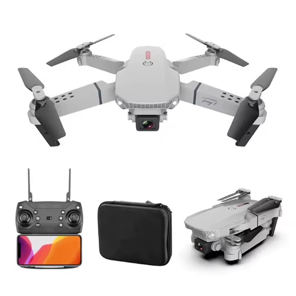 2024 Cheap E88 4K HD Mini Drone with Camera Drone Wifi 1080P Real-Time Transmission FPV Drone Follow Quadcopter