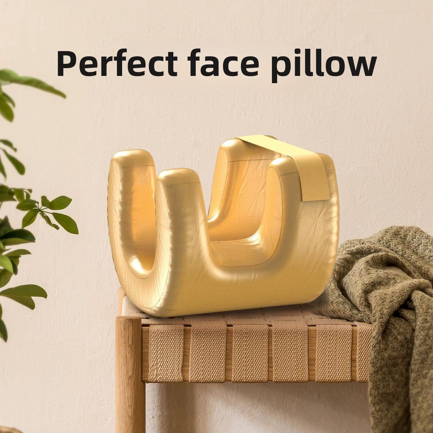 Flawless Face Anti-Wrinkle Anti-Neck Line Beauty Pillow Memory Foam In-Stock Pillow with Woven Technics for Body Pain Relief