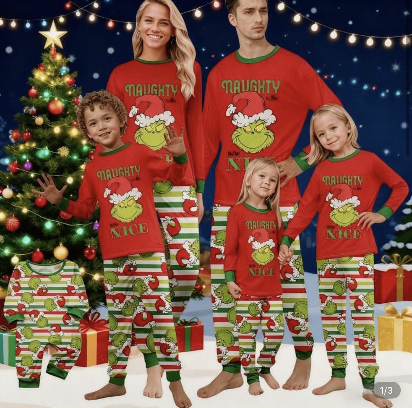 PAJAMA SET CHRISTMAS - SET PIJAMA NAVIDEÑA