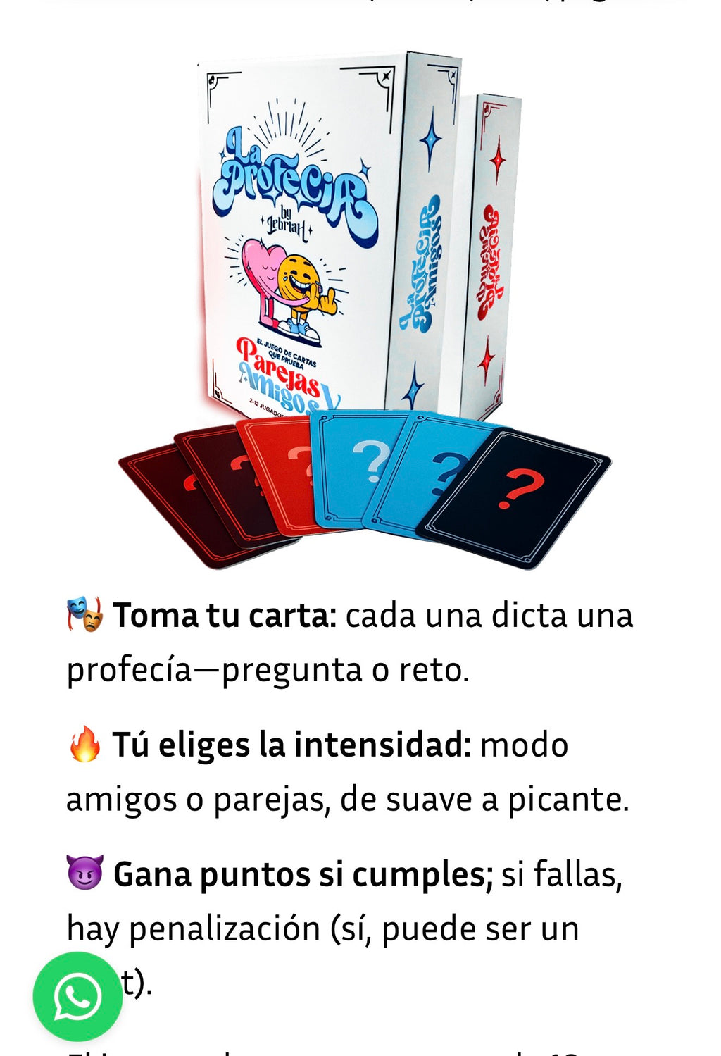 CARTAS LA PROFECIA LEBRIAH