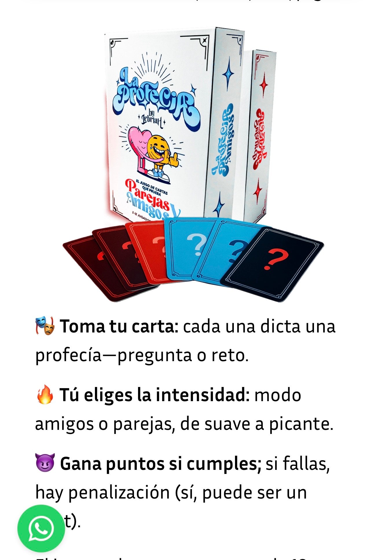 CARTAS LA PROFECIA LEBRIAH
