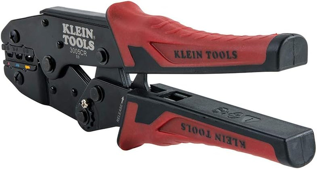 3005CR Wire Crimper Tool, Ratcheting Insulated Termil Crimper for 10 to 22 AWG Wire